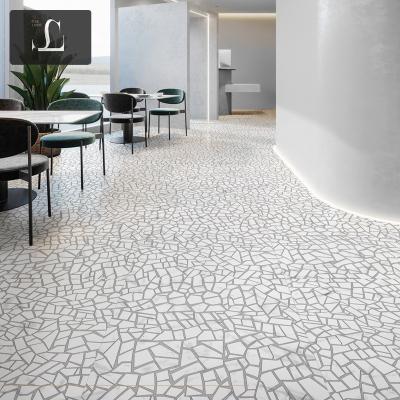 China HDF 12mm terrazzo texture waterproof wear resistant underfloor heating stores household modern wood laminate flooring available use for sale