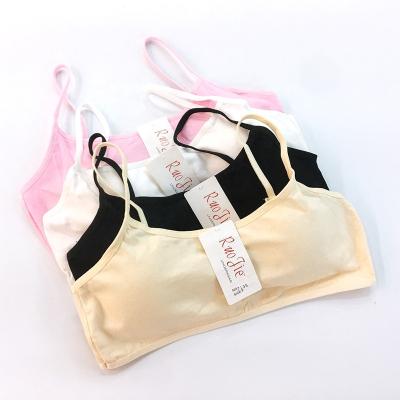 China 2020 Antibacterial High Quality Skin-Friendly Breathable Slim Waistband Strapless Soft Padded Seamless Girl Women Bra for sale