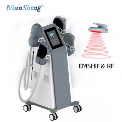 China New EMS Weight Loss Muscle Stimulator Machine With RF HIEMT 4 Handles Sculpt Body Shaping EMS Device Therapy Machine for sale