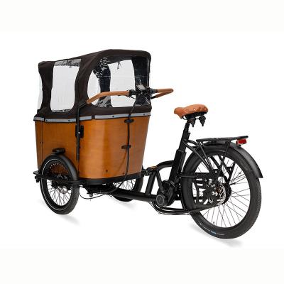 China Long life long tail cargo bike pedal assist 3 wheel electric cargo bike for sale