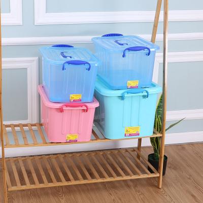 China Sustainable Plastic Home Kitchen Toys Grain Units Laundry Storage Container Set Portable Stackable Trash Bin for sale