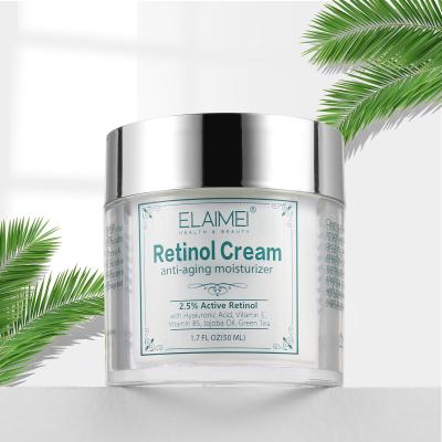 China ELAIMEI Anti K1 Retinol Hyaluronic Wrinkle Facial Cream Moisturizer Skin Care Anti Aging Face Cream Settling for sale