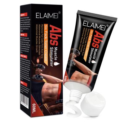 China ELAIMEI Weight Loss Abdominal Muscle Cream Men's Fitness Shaping and Firming Oil K1 Care Abdominal Muscle Cream for sale