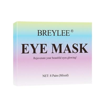 China Hot Selling Anti-Puffiness Drop Shipping Vitamin C Wholesale Retinol BREYLEE Hyaluronic Acid Anti Aging Eye Mask Set With Serums 8 Pairs Mixed for sale