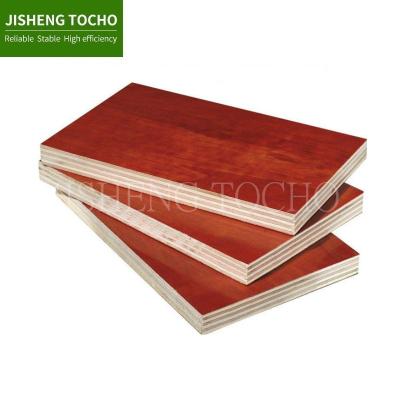 China Exterior Red Brown Color Film Faced Plywood For Formwork Building Construction F17 E0 E1 Standard for sale