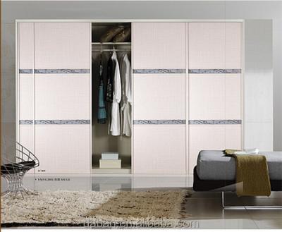 China Anti-scratch porcelain bedroom furniture new wardrobe for clothing used for sale