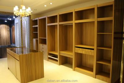 China Anti-scratch bedroom wardrobe simple design modern walk-in closet for sale