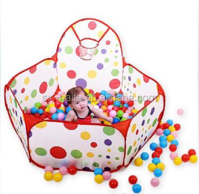 China Portable Easy Folding Toy Toy Kids Indoor Soft Fold Tent Kids Play Tent Quick Folding With Balls for sale