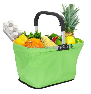 China House Foldable Durable 600D Polyester Shopping Basket Wholesale for sale