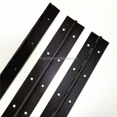 China Smooth Material Carbon Steel Stainless Steel Electrophoresis Black Piano Hinges for sale