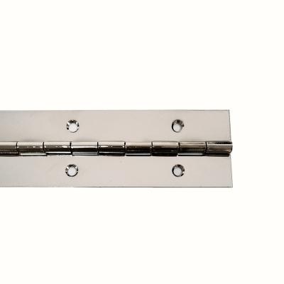 China Modern Hot Selling 24 Inch Plated Nickel Continuous Long Hinge Metal Piano Hinges for sale