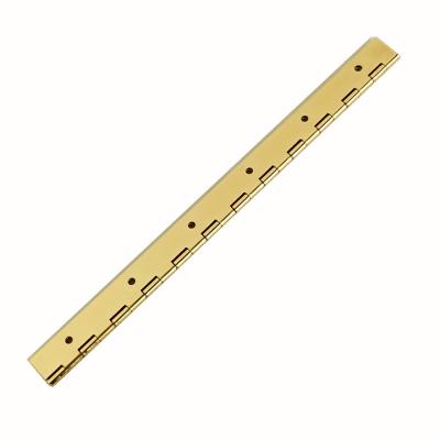 China BP271030 Flexible Nickel Plated Brass Plated Iron Piano Steel Hinges With 30 Holes for sale