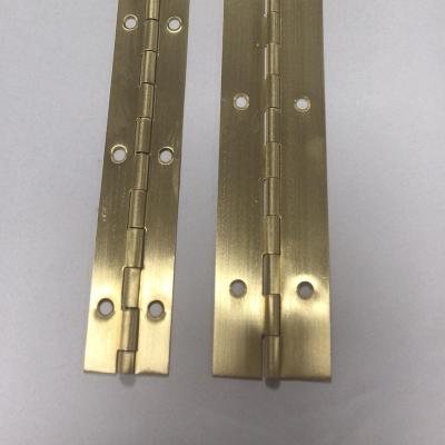 China Long brass door hinges /piano brass hinge, 48 inches for sale