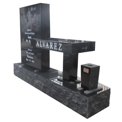 China Good Quality Modern Black Granite For Customized Height Monuments New Style 2021. for sale