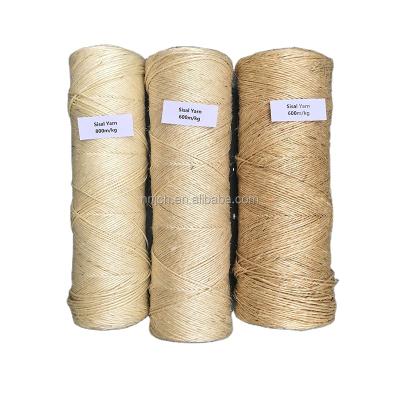 China profession etc. BRAZIL & AFRICA SISAL YARN TO MAKE ROPE 600-1000M/KG for sale