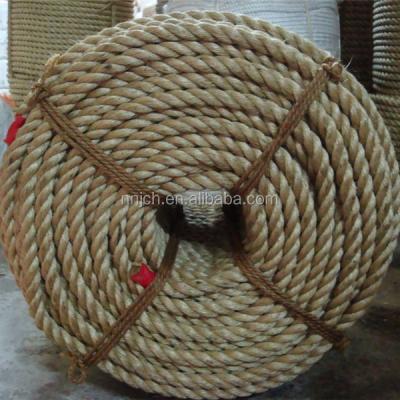 China Durable 3 Strand Manila Rope Banana Tree Rope For Safety Net / Boarding / Gardening for sale