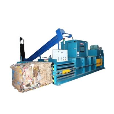 Κίνα Beverage factory price horizontal packing press machine/waste cardboard machine hydraulic press baler/wrapping waste paper προς πώληση