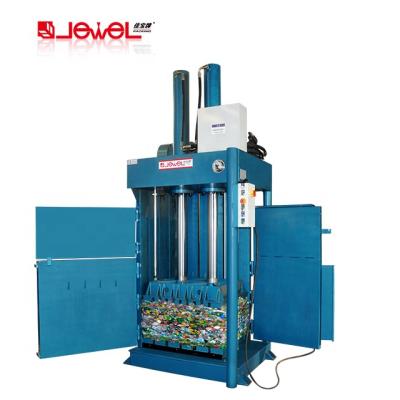 China Press All Material Into Bales Plastic Recycling For PET Bottle Baling Press With Right Angle Opening Type Te koop