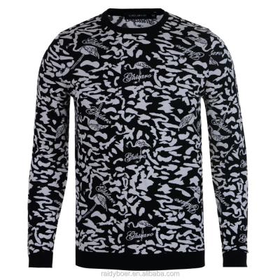 China Raidy Boer Men's Anti-Pilling Print Knitwear for sale