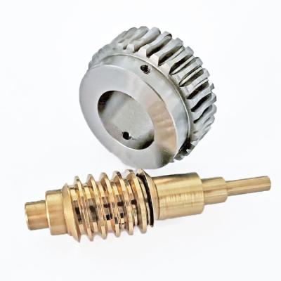 China Hotels Custom Bronze Steel Worm Gear Assembly for sale