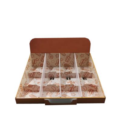 China Eco Friendly Materials Cardboard Recycled Candy Display Packaging Display Box for sale