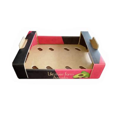 China Recycled Materials Wholesale Custom Corrugated Fruit Shipping Cardboard Cardboard Boxes For Shipping Fruits And Vegetables for sale