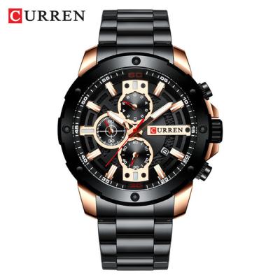 China High Quality Water Resistant Men Watch Custom Watches Quartz Steel Strap Sport Business Man Watch for sale