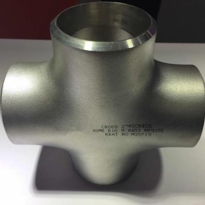 China Duplex 2205/UNS S31803/W.Nr.1.4462/A182 F51 Stainless/Carbon/Alloy Steel Cross Pipe Reducer Pipe Bend Cap Tee Elbow Fittings for sale