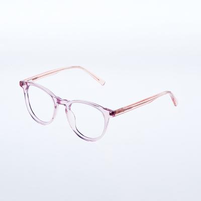 China Women Fashionable High End Good Quality Designer Anti-blue Lightweight Acetate Eyewear Optical Glasses for sale