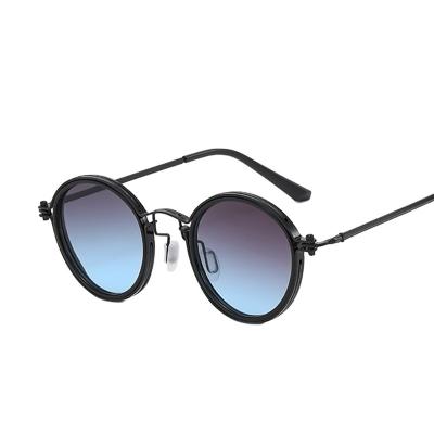 China 2022 retro fashion metal sunglasses men's and women's sunglasses anti ultra-violet sunglasses for sale