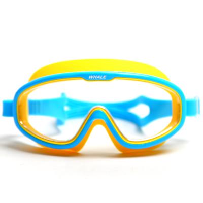 China Linkcho RTS Athlete Universal Advanced Sport OEM Easy Fit Logo Design Protective Pool Kid Junior Children Swim Goggle Swimming UV Mask for sale