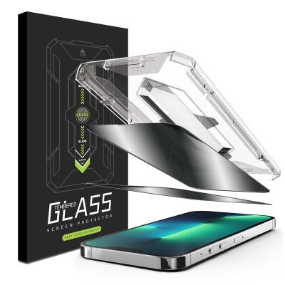 China High Transparent With Easy Applicator Anti Spy Privacy Screen Protector Wholesale Tempered Glass For iPhone 12 13 Pro Max Screen Protector Privacy Glass Film for sale