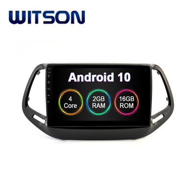 China WITSON Android car dvd gps 10.0 for JEEP COMPASS 2017 built in 2GB RAM 16GB FLASH made in china car dvd player COMPASS for sale