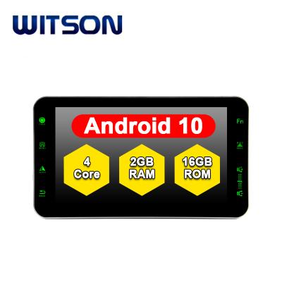 China GPS WITSON ANDROID 10.0 For Universal One 2 Din DVD (New Arrival) 2G RAM 16GB ROM DSP Car Radio Built-in Din Car Stereo for sale