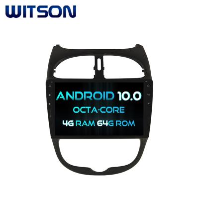 China WITSON ANDROID CAR DVD PLAYER 10.0 FOR PEUGEOT 206 206 for sale