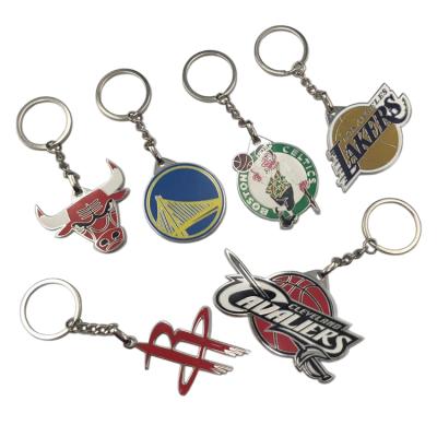 China Souvenir/Sale Warriors NBA Lakers Basketball Gifts/Metal Enamel Keychains Kobe Bryant Keychain Pendant Birthday Gift for sale