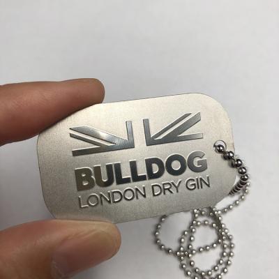 China Custom Engraved Printable Military Dog Tags Stainless Steel Dog Tags From China For Sublimation for sale