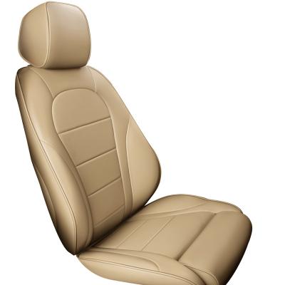 China Business/Total Universal Car Seat Cover Five-Seat Luxury Wear-Resistant Leather Custom Cushion For Tesla for sale