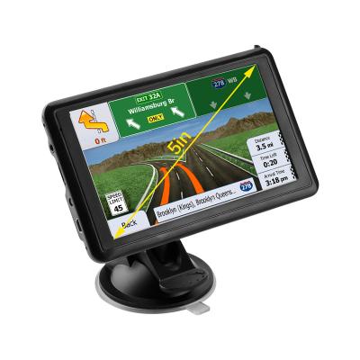 China Automotive With Voice Guide Speed ​​Camera Warning 5 Inch Car GPS 8G 256M Navigation System Latest Map Touch Screen Car Navigator for sale