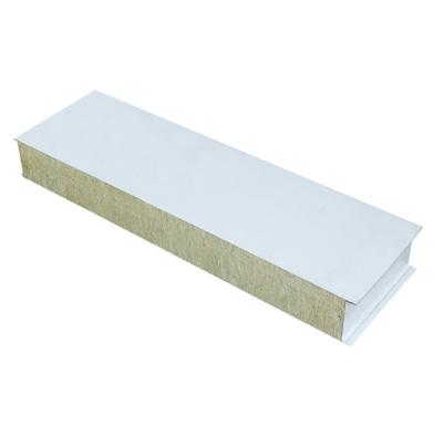 China Industrial Non-Combustible Fire Proof Rate Panels Building Material Rock Wool Sandwich Panels Thickness 50mm 100mm 150mm for sale