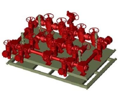 China Well control equipment kill manifold /choke manifold for oil well drilling equipment for sale