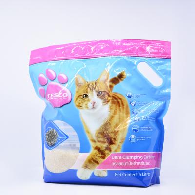 China 100% Pack Nature Cat Litter Flushable Tofu Corn Cat Cleaning Litter 6L Cat Litter Bags for sale