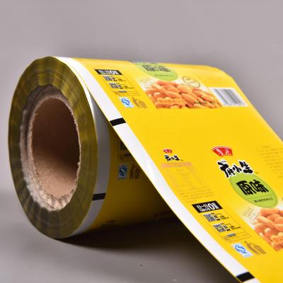 China Automatic Moisture Proof Printed Aluminum Foil Plastic Film Roll Food Sachet Packing Machine for sale