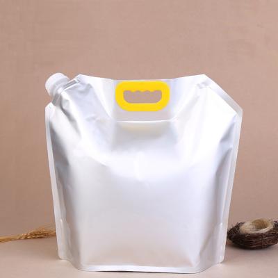 China Aluminum Foil Packaging Stand Liquid Liquid Detergent Doypack Pouch With Spout Tap for sale