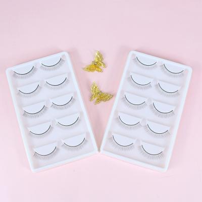 China Long Natural Eyelash Extension Practice For Beginners Band Practice Lashes Practicing Lashes 5 Pairs for sale