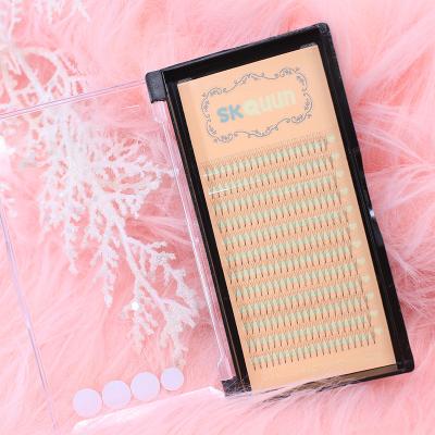 China Full Volume Mega Volume Lashes Premade Fans Wholesale Short Stem Premade Fans Eyelash for sale