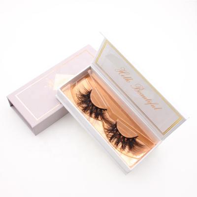 China Fluffy/3d effect/custom private label 3D mink eyelash lashes natural false minklash 3dlash full box package box private label to create own brand logo for sale