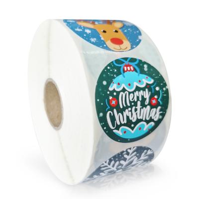 China High Quality Waterproof High Standard Christmas Gift Tag Stickers Cover Paper for sale