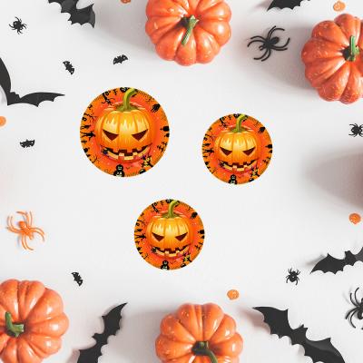 China WALL STICKER Halloween Stickers Halloween Wall Stickers Halloween Decorations For Pumpkin for sale