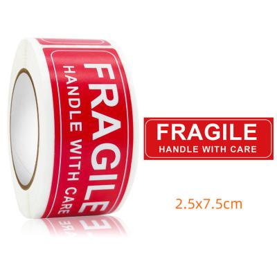 China Waterproof High Cost Effective Custom Fragile Stickers Fragile Sticker Labels for sale